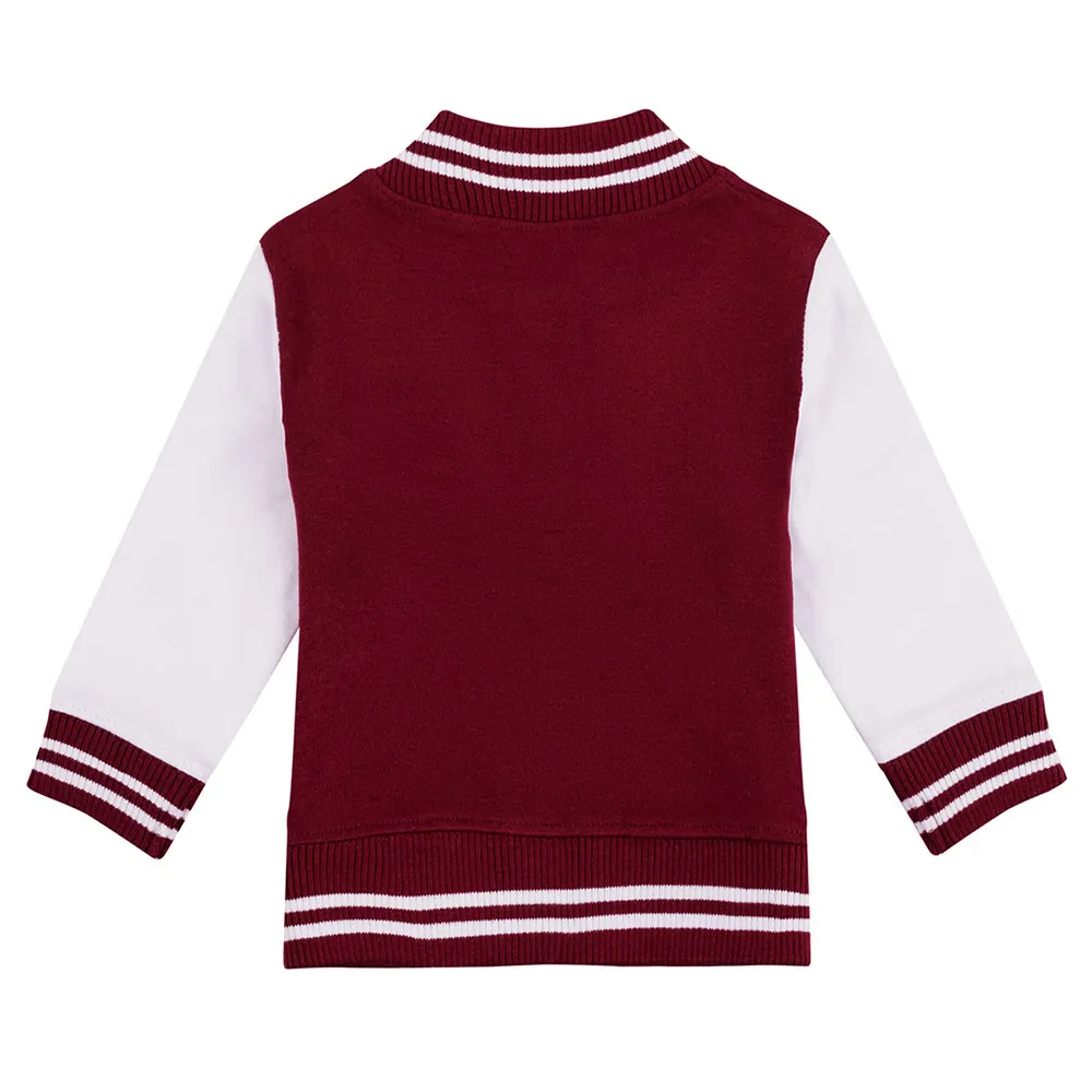 Iowa State Cyclones Red and White Varsity Jacket