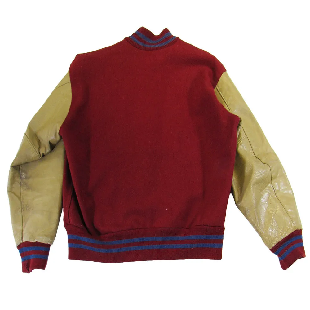 Kansas Jayhawks Red Letterman Jacket