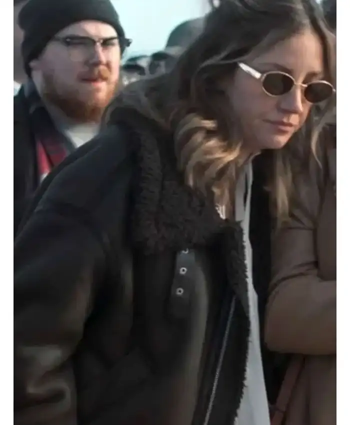 All Her Fault Lia Irvine Shearling Leather Jacket