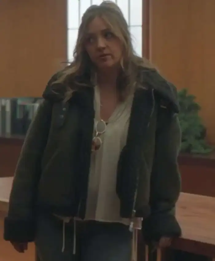 All Her Fault Lia Irvine Shearling Leather Jacket