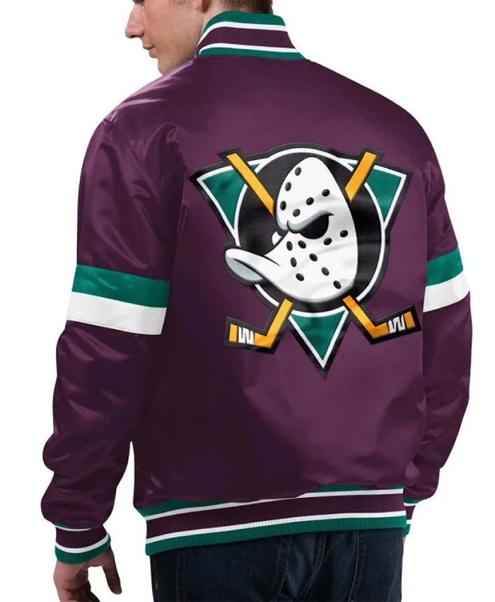 Purple Anaheim Ducks Home Game Jacket
