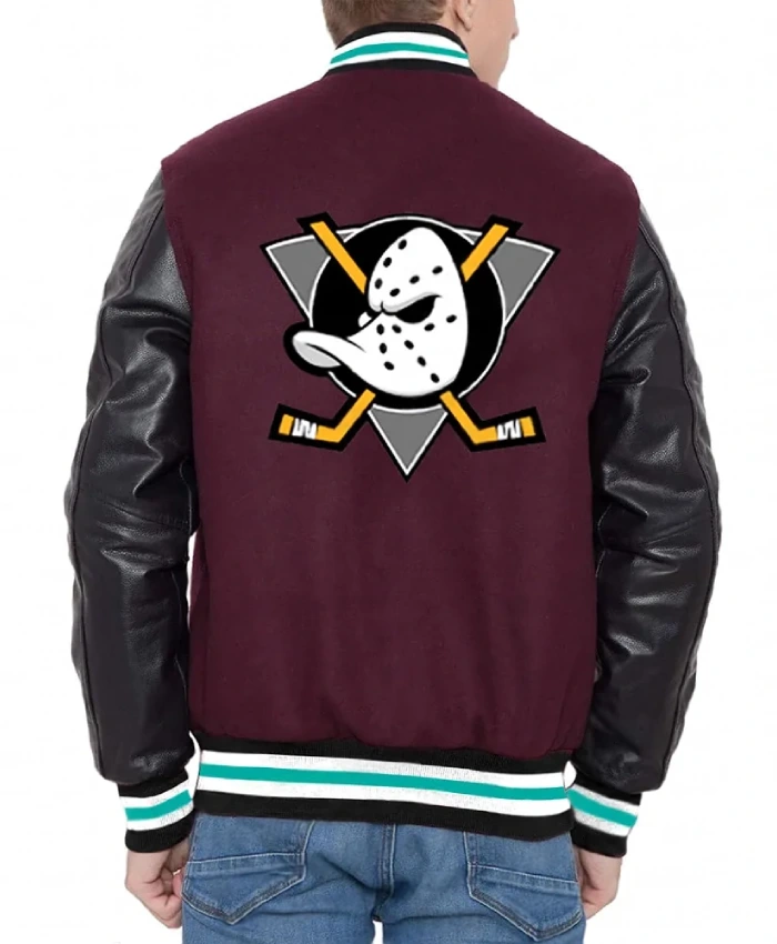 Anaheim Ducks Mighty Varsity Jacket