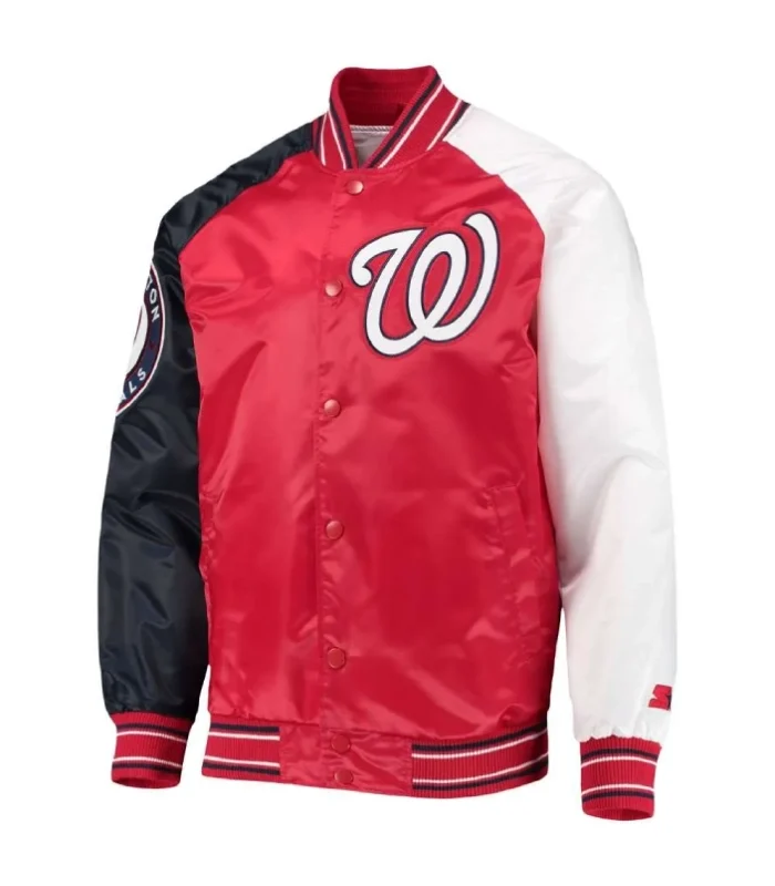 Washington Nationals Reliever Satin Jacket