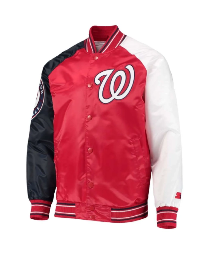 Washington Nationals Reliever Satin Jacket